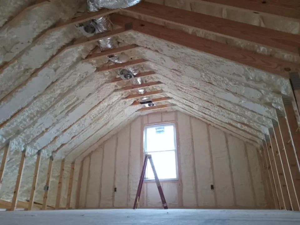 Spray foam roofing application for Silicone Roof Coating project in Taft